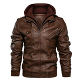 Aviator Street Leather Jacket – Recon Hood Edition