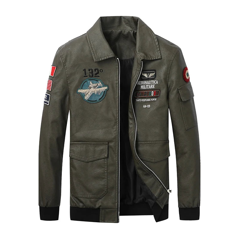 Leather Flight Jacket – Squadron Edition – Nominal Time