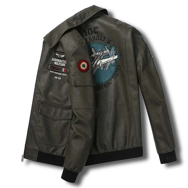Leather Flight Jacket – Squadron Edition