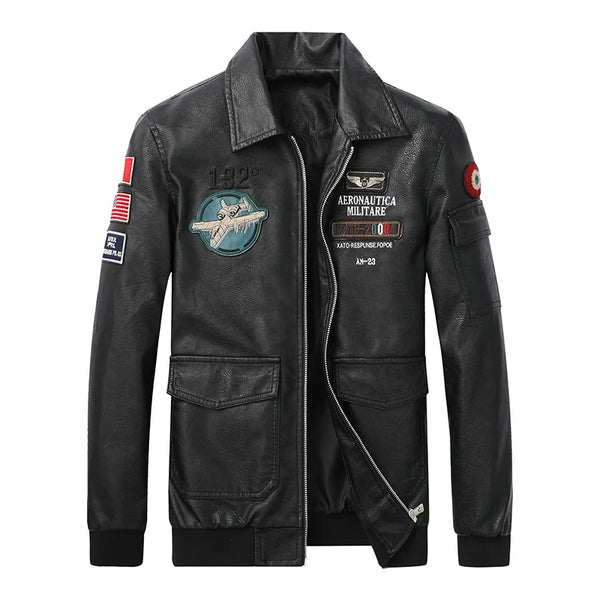 Leather Flight Jacket – Squadron Edition