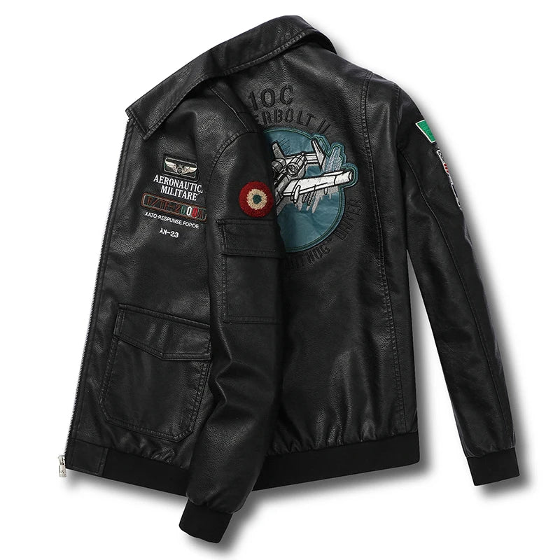 Leather Flight Jacket – Squadron Edition