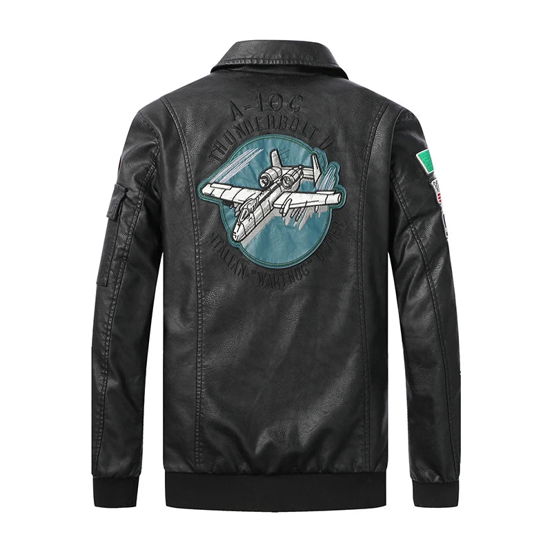 Leather Flight Jacket – Squadron Edition