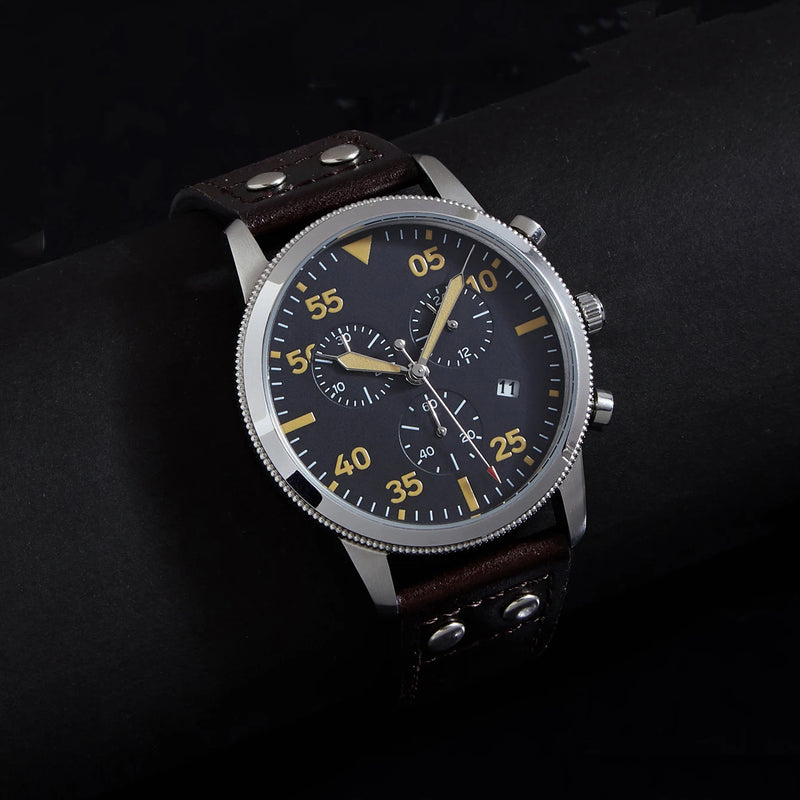 P-51 Night Ops Chronograph – JS05 Pilot Edition